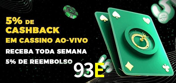 Promoções do cassino ao Vivo 93E
